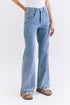 CALÇA JEANS RETA AZUL CLARO